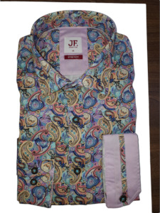 Jimmy Fox Paisley Print Long Sleeve Shirt