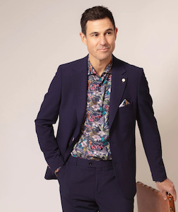 Menswear: Guide London Vibrant Floral Long Sleeve Shirt