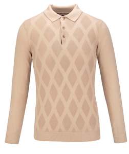 Guide London Stone Pure Cotton Polo Style Jumper