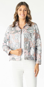 Menswear: Renoma Printed Jacket Sage