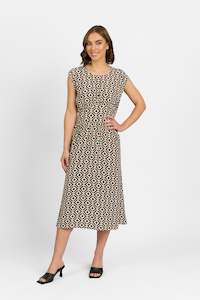 Knewe Theory Print Global Dress