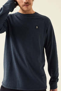 Garcia Dark Moon Blue Long Sleeve T-Shirt