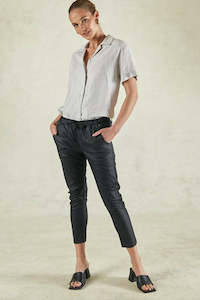 Menswear: Dricoper Active Coated Black Jeans