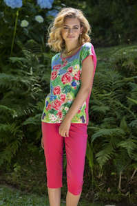 Maloka Flora Short Sleeve Top