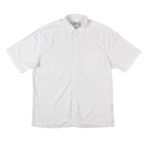 Kingston Grange White Bamboo Short Sleeve Shirt