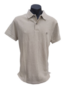 Country Road Vac Pique Polo-Almond Marle