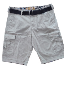 Berlin Dobby Khaki Cargo Short