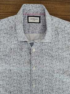 Cambridge Portsea White Short Sleeve Shirt