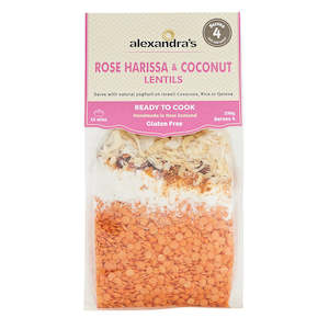 Rose Harissa and Coconut Lentils