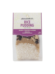 Raisin and Toasted Almond Rice Pudding