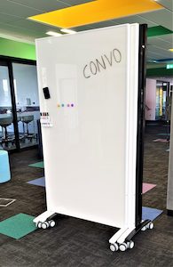 CONVO™ mobile divider whiteboards