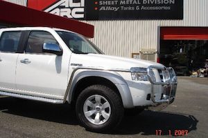 F876 Double Cab Sidebars & Steps