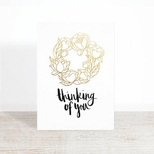 Thinking of you Card by Knucklebones Design – A Little Bit Floral