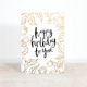 Happy Birthday Card by Knucklebones Design – A Little Bit Floral