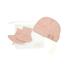 Merino Kids Beanie & Bootie Set