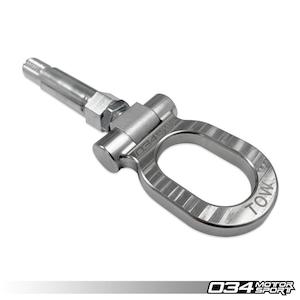 Motorsport Stainless Steel Tow Hook - 105mm For Audi MQB/B8/B8.5/B9 And Volkswagen MQB