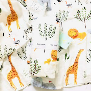 Bamboo Muslin Wrap - Animals