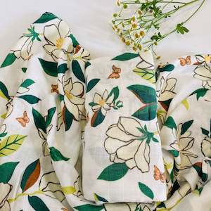 Bamboo Muslin Wrap - Magnolia