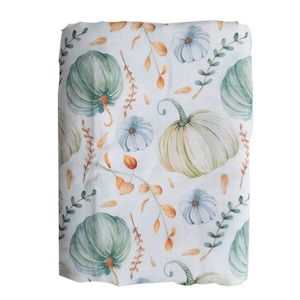 Deluxe Bamboo Muslin Wrap - Pumpkin