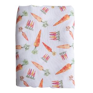 Deluxe Bamboo Muslin Wrap - Carrot