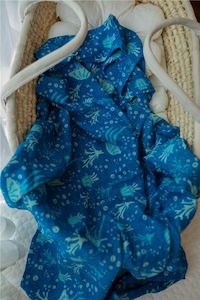 Deluxe Bamboo Muslin Wrap - Ocean