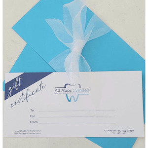 Gift Voucher Teeth Whitening Package