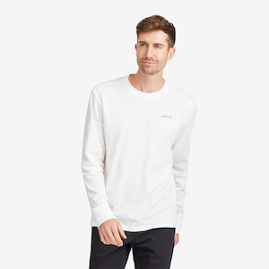 Men's Organic Cotton Long Sleeve Tee - Logo