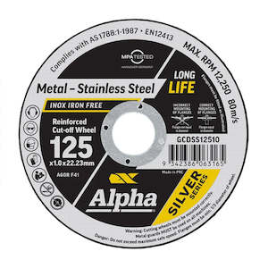 Bread: Alpha Cutting Disc Silver Series Cutting Disc