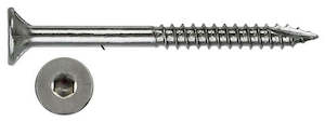 Bread: Decking Screw Bugle Hex Drive Stainless 316 (Wide Board)