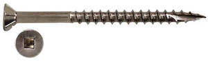 Bread: 10G Surefast Decking Screws Countersunk Square Stainless 304