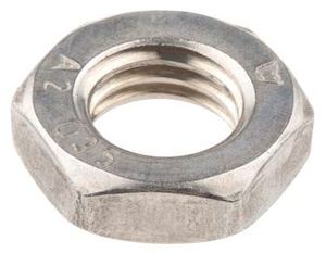 Bread: Half Lock Nuts Metric Stainless 316