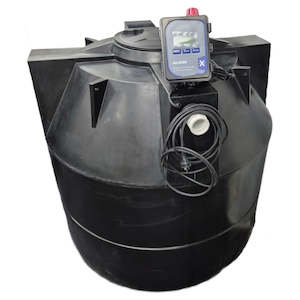 Plastic 1100L Pump Chamber c/w Submersible Vortex Pump