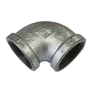 Galvanised Female Threaded Elbow