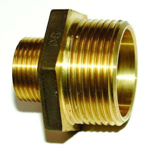 Brass Reducing Hex Nipple (BSPP)