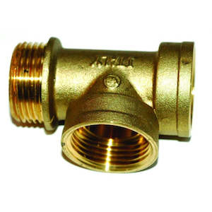 Brass Fittings: Brass Tee 3 Way