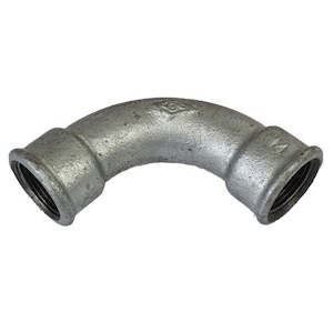 Galvanised Fittings: Galvanised Bend Female/Female