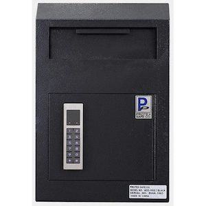 WDS-150E BLK - Protex Wall Mount Drop Box With Electronic Keypad