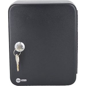 Key Cabinets: Yale 20-key cabinet with key lock - SYKB/200/BB2