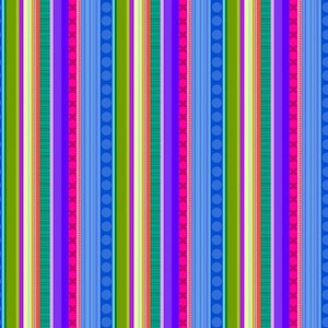 Craft material and supply: Ellen Giggenbach Summer Garden - Stripe Multi