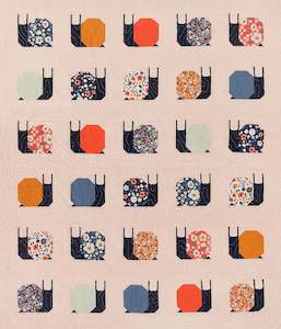 Pen + Paper Patterns Garden Snails Quilt