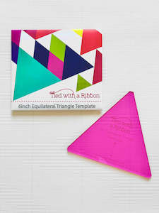 Craft material and supply: Tied with a Ribbon Templates - 6 inch Equilateral Triangle Template