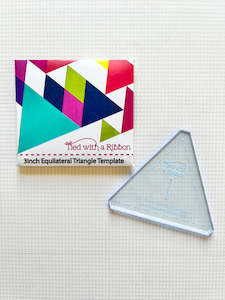 Craft material and supply: Tied with a Ribbon Templates - 3 inch Equilateral Triangle Template