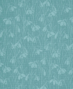 Craft material and supply: Liberty Lasenby Cotton - Snowdrop Spot Steely Sky