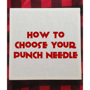 eBook: How to Choose your Punch Needle?!