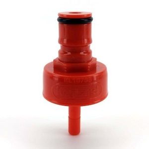 Carbonation & Line Cleaning Cap - Plastic - Red