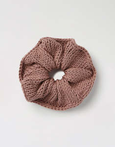 Haberdashery: Shiny Happy Cotton Scrunchie - Easy Knitting & Crochet Pattern