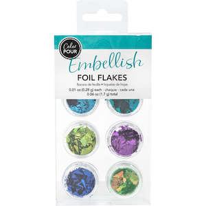 Haberdashery: Color Pour Foil Flakes - 28g