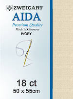 Haberdashery: Zweigart Aida 18ct