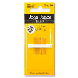 Haberdashery: Hand Sewing JJ Needles - Big Eye Quilting