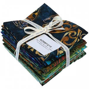 Haberdashery: NZ Prints Bali FQ Bundle - 15 Pcs